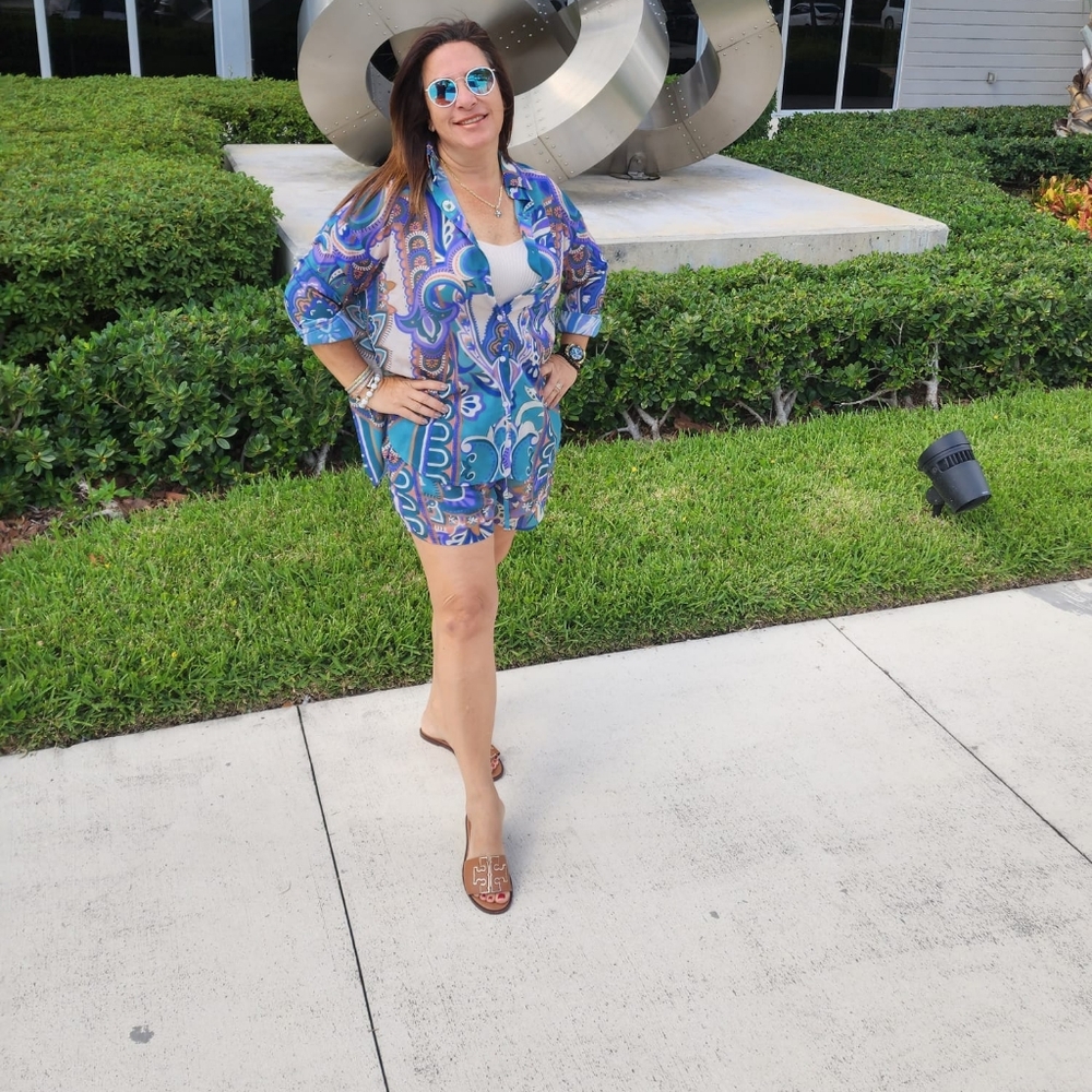 Short and shirts oversized Set Lorena all sizes